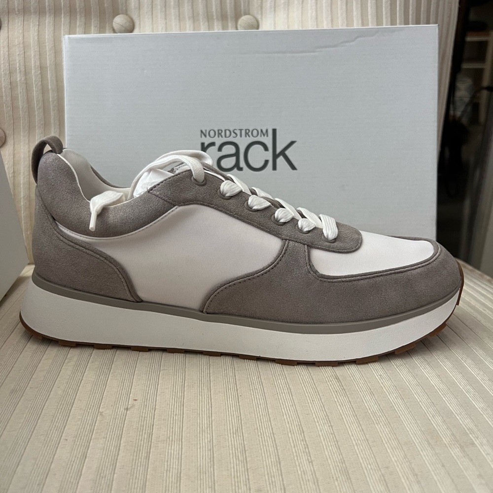 Nordstrom Rack Women’s Tennis Shoes/Sneakers; Size 9.5; NWT; White & grey